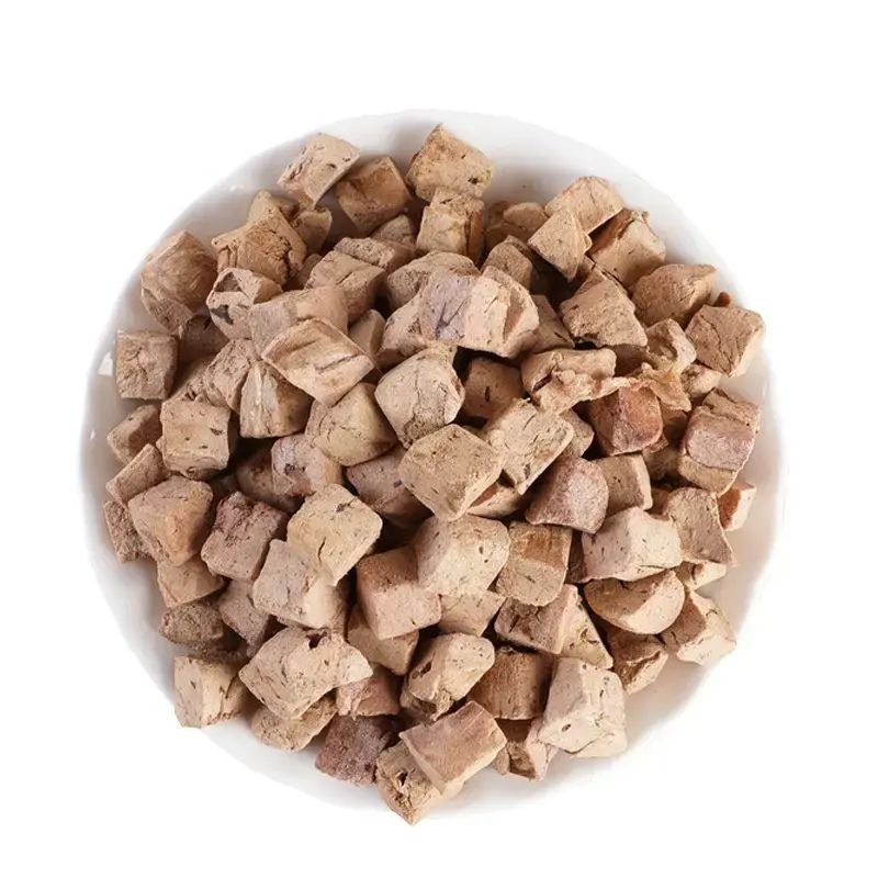 I-New Natural Dry Chicken Salmon Tuna Fish Cat Treats